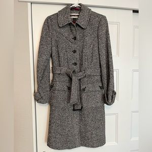 Kristen Blake Belted Peacoat